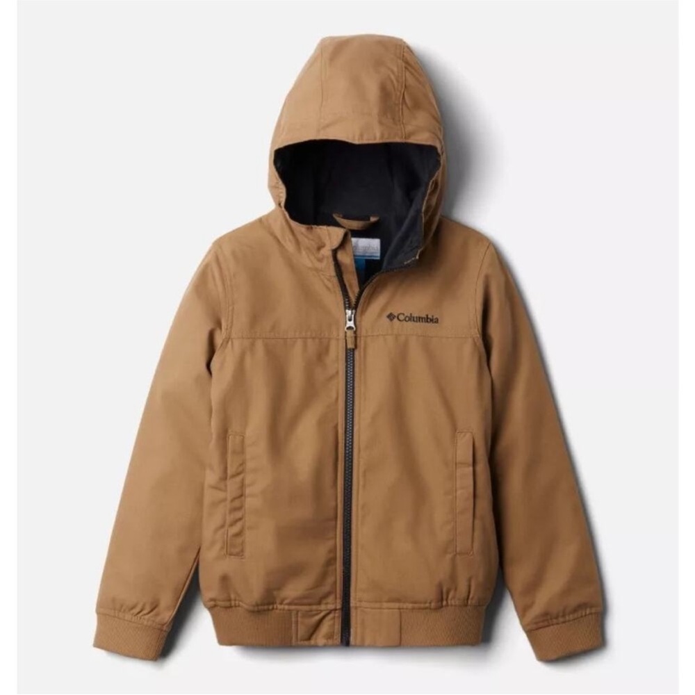 Columbia Tan Hooded Jacket